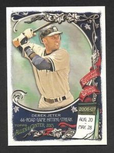 2023 Topps Allen & Ginter DEREK JETER Spotless Spans -NEW YORK YANKEES- #SS-7 - Picture 1 of 1