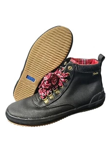 New Keds Womens Scout Boot II WF65576 Black Water Resistant Rain Boots Sz US 6.5 - Picture 1 of 10