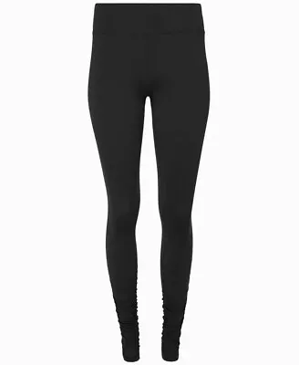 New Sweaty Betty All Day Ruched Hem 7/8 Leggings Size Large MSRP $88 (Black) • 49.99€