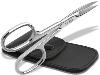 Extra Scharfe Fuß Nagelschere Linkshänder gebogene Schnittfläche Edelstahl 9,5cm - Bild 1 von 4