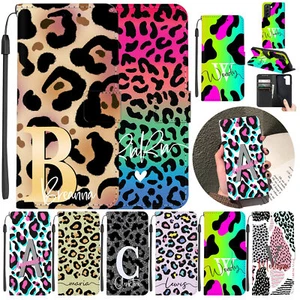 For Samsung Galaxy S25 S24 Ultra S23 S22 Personalised Name Wallet Leather Cover - Picture 1 of 54