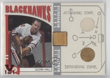 2004-05 ITG Franchises US West Edition Silver Vault Ruby 1/1 Glenn Hall HOF d2m