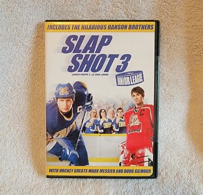 Slap Shot 3: The Junior League (DVD, 2008) Staring Hanson Bros, Leslie Nielson - Image 1 of 3