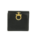 Salvatore Ferragamo Gancini Leather Bifold Wallet/9Y2371