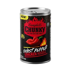 Chunky Soup, Ghost Pepper Chicken Noodle Soup, 18.6 oz Can BEST PRİCE - Picture 1 of 3