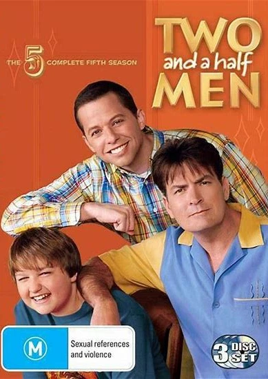 Two and a Half Men Complete Season 5 DVD 2007 Region 4 Brand New Sealed - Image 1 of 1