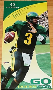 JOEY HARRINGTON 2001 OREGON DUCKS MINT NEVER-USED FOOTBALL SCHEDULE POSTER * GEM - Picture 1 of 2