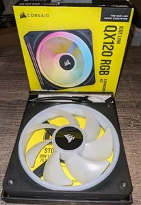 Corsair iCUE LINK QX120 RGB 120mm Magnetic RGB Single Fan - Black - Zdjęcie 1 z 9