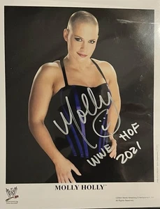 2 Lot Molly Holly Autographed 8x10 Photo Signed WWE WWF - Picture 1 of 2