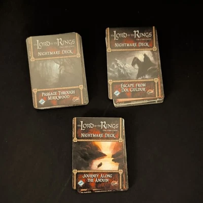 Lord Of The Rings LCG Core Set Nightmare Decks - Mirkwood, Anduin, Dol Guldur - Image 1 of 2