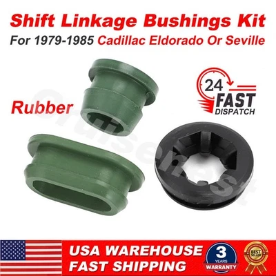 Kit de bujes de acoplamiento de cambio de 3 piezas para Cadillac Eldorado 1979-1985 / goma Sevilla Foto 1 de 4