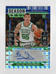 2024 Panini Mosaic Baylor Scheierman Rookie Season Ticket Blue Prizm Auto /49 - Bild 1 von 2