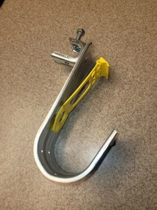 Lot (10) New Minerallac J200 2" J-Hook Cable Support 6" tall screw-on Beam Clamp - Picture 1 of 6