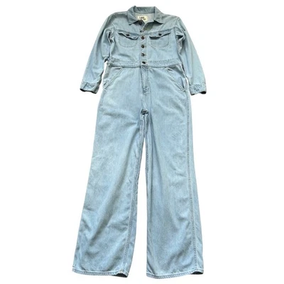 Mono de colección Lee Union-Alls mono para mujer pequeño lavado ligero denim ropa de trabajo Foto 1 de 4
