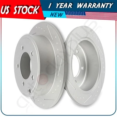 Rotores de freno traseros para Chrysler 200 Sebring Dodge Calibre Jeep Compass Mitsubishi Foto 1 de 3