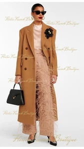 $ 12.000 VALENTINO FEDERVERZIERTE WOLLE TAILLIERTE HOSE PANTS XS NEUTRAL - Bild 1 von 7