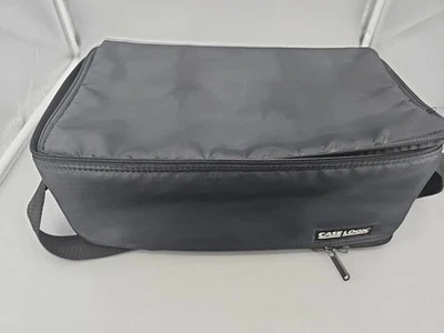 VTG Case Logic 60 Cassette Tape Carrying Case Black Storage Holder Double Sided - Image 1 of 4