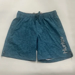 Hurley Herren Größe Large normale Passform Stretch Badehose Shorts grün - Bild 1 von 7