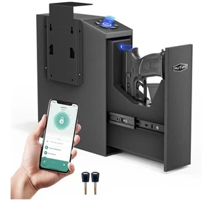 Mutak Biometric Pistol Safe 4-way Entry READ DESC - Picture 1 of 4