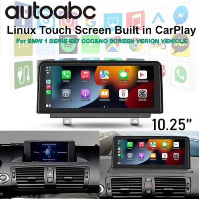 10.25'' CarPlay Touchscreen For 2004-2010 BMW 1series E87 CCC No screen version - Image 1 of 4