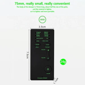 Lightweight and Portable Voice Changer Device with Multiple Sound Effects - Afbeelding 1 van 12