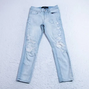 Jordan Craig Jeans Youth Boys 10 (25x24) Skinny Distressed Light Blue Wash Denim - Picture 1 of 12