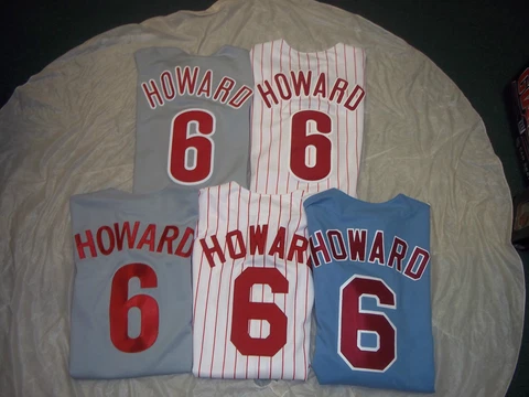 RYAN HOWARD #6 PHILADELPHIA PHILLIES MAJESTIC MLB JERSEY FREE SHIPPING! Cover