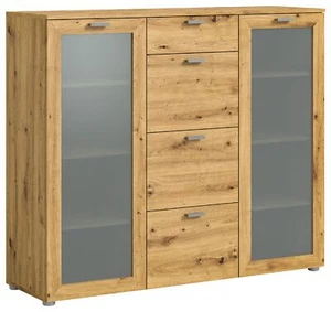 xonox.home Kommode Sideboard Highboard Anrichte Xeno Artisan Eiche 135x115x37 cm - Bild 1 von 4