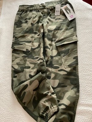 Pantalones Jogger Carga Camuflaje Juniors Vanilla Star Niñas Nuevos con Etiquetas - Camuflados, Talla M Foto 1 de 3