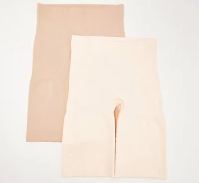 Juego de 2 adelgazantes de muslo sin costuras Breezies beige/buff 3X - A473396 Foto 1 de 3