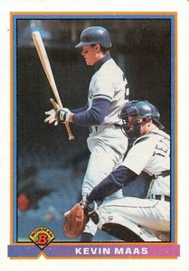 1991 Bowman # 158 Kevin Maas New York Yankees