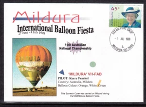 Australian Stamps.Alpha Cover.Mildura International Balloon Fiesta.1998 - Picture 1 of 1
