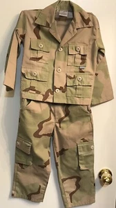Camouflage Military Fatigues For Children, Trooper Brand Size 4, New, Never Worn - Picture 1 of 5