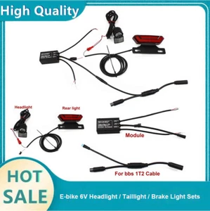 6V Ebike Light Sets For BAFANG Motor BBS Headlight / Taillight / Brake Light SUK - Picture 1 of 15