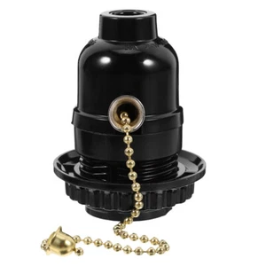 Pull Chain Light Fixture Ceiling Light Socket Pullswitch Lamp Holder Accessory - Picture 1 of 12