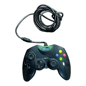 Mando Radica Gamester Negro Verde para Xbox Original - Imagen 1 de 3