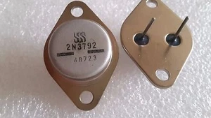 2N3792  1piece  SGS - THOMSON  Silicon PNP Power  Transistor   80V 10A 150W Nos - Picture 1 of 6