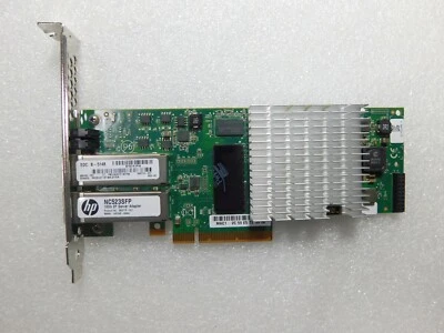HP NC523SFP QLE3242-HP DUAL PORT 10Gb SFP+ PCIe SERVER ADAPTER 593742-001 - Image 1 of 3