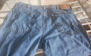 Levi's 517 Men's Boot Cut Jeans W38 L30 Blue - Good Condition - Vintage - Picture 1 of 12