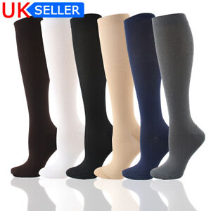 Unisex Miracle Flight Travel Compression Socks Anti Swelling Fatigue DVT Support