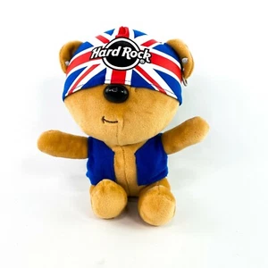 6" Hard Rock Cafe Roxtars Sir Kingston Lead Guitar UK Plush Stuffed Toy Animal - Picture 1 of 5