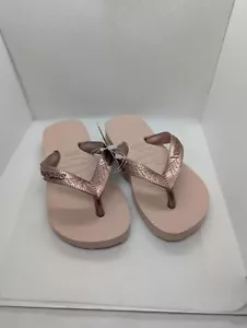 Top Havaianas Niñas Tiras Mini Me Ballet Rosa Reino Unido Niño Talla 9 #110 - Imagen 1 de 5