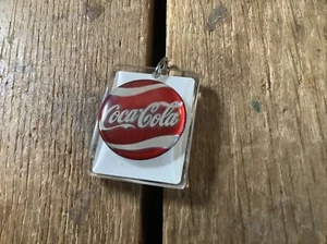 Vintage Coca Cola Key Fob 1  1/4” X 1  1/2” - Picture 1 of 2