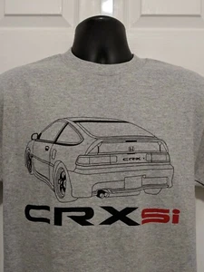 Honda Crx SI Shirt 88-91EF8 88 89 90 91 JDM EDM CRX EF7 EF-8 EF-7 Rare EF - Picture 1 of 6