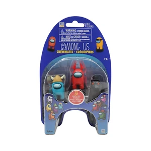 Among Us Crewmates & Stampers, Series 1 (3-Pack) Set By InnerSloth Toikido NEW - Picture 1 of 8