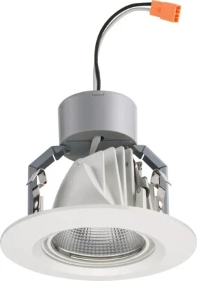 Downlight direccional JUNO LED iGimbal blanco, 640L, 3000K, atenuador 120V, 4" 10cm Foto 1 de 4