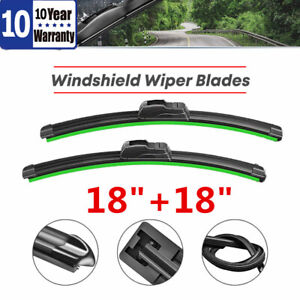 Wiper Blades 18" + 18" Set of 2 "Clear Advantage" Front Left & Right Quality US