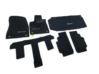 2018-2022 LEXUS RX350L CARPET FLOOR MAT SET 6 PCS W/ 3RD ROW SEATS LWB OEM - Image 1 of 4