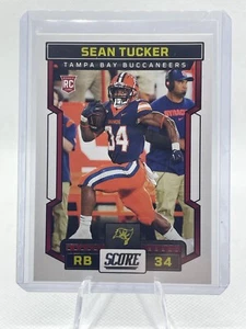 2023 Score Football Sean Tucker Base RC No. 318 Bucs - Picture 1 of 2