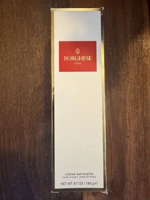 Borghese Roma Crema Saponetta Crema Limpiadora Tubo 6.7oz Limpia Poros Obstruidos Foto 1 de 2